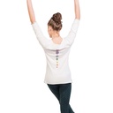 Yoga Top chakra coton organique M-L blanche | 271 g