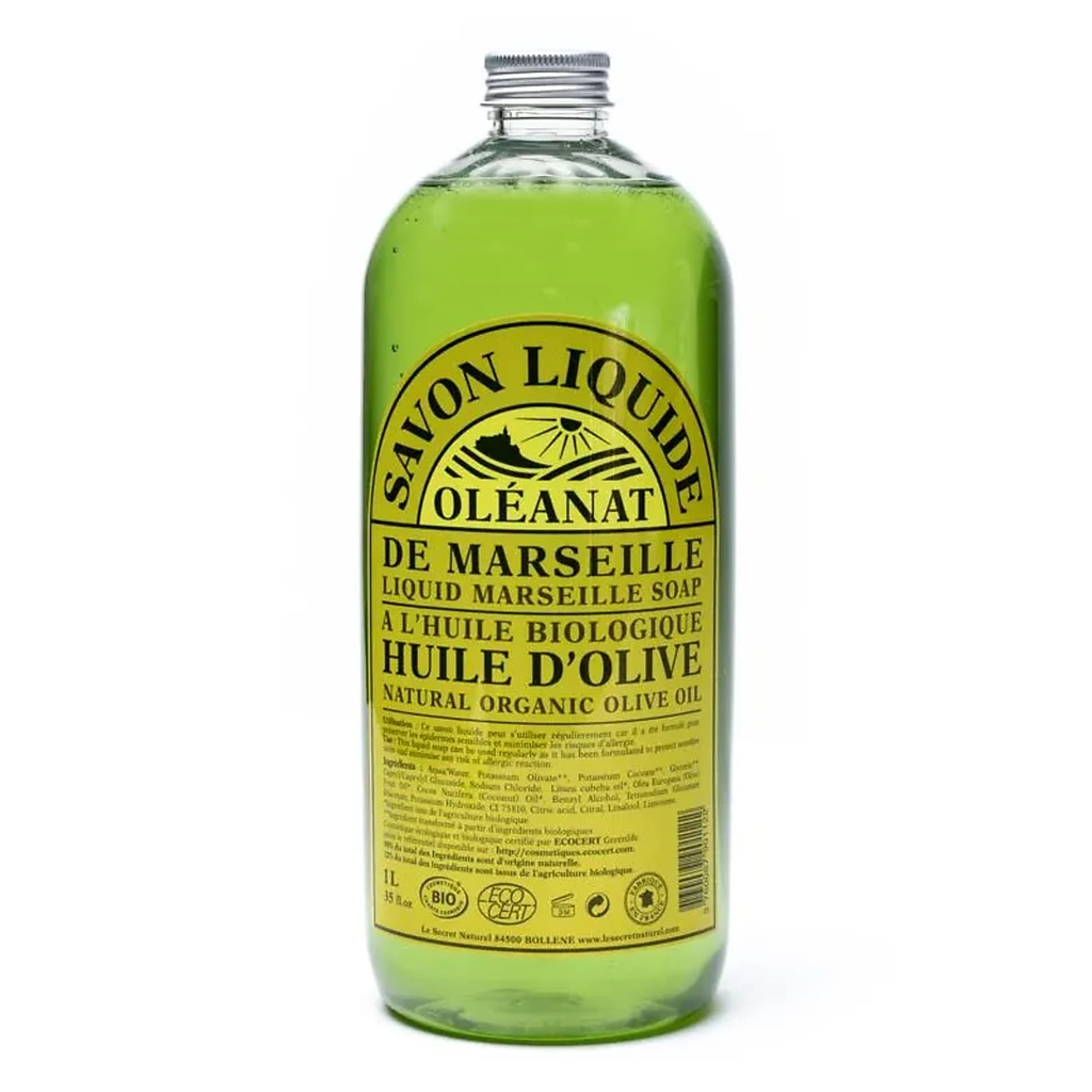 Savon liquide à l'huile d'Olive bio Oléanat | 1000ml