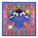 Napperon Tibétain noeud infini - Brocard | 25x25 cm