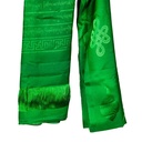 [8719497616534] Katha écharpe tibétaine de luxe vert XL | 240 cm