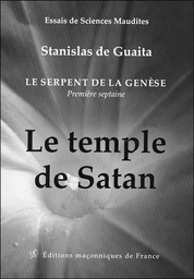 [9782919601929] Le serpent de la Genèse - Première septaine - Le temple de Satan