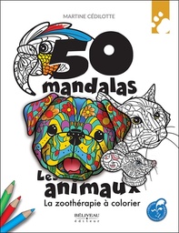 [9782897932596] 50 mandalas - Les animaux - La zoothérapie à colorier