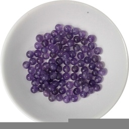 [3660341593165] Perles Améthyste 4 mm - Sachet de 100 perles