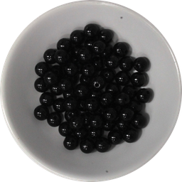 [3660341593653] Perles Tourmaline Noire 6 mm - Sachet de 66 perles